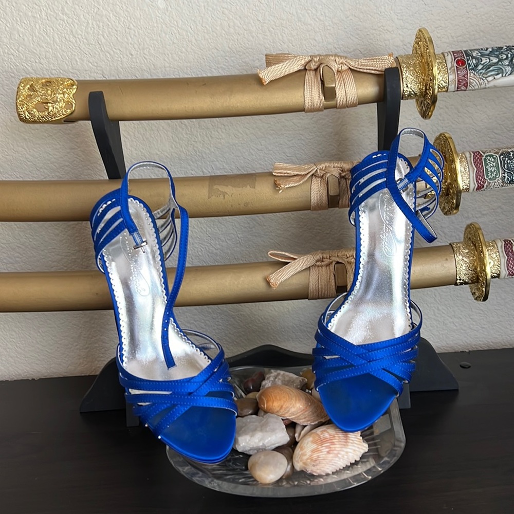 Michaelangelo MIAHORIZON Royal Blue pumps size 7.5. Worn once.